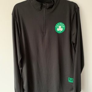 boston celtics quarter zip